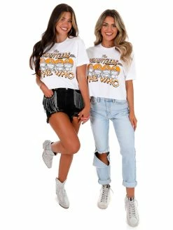 Livy Lu The Who Volunteers Rock Cropped Tee Graphic Tees