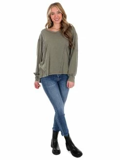 Rae Mode Daylight Mineral Washed Top Tops