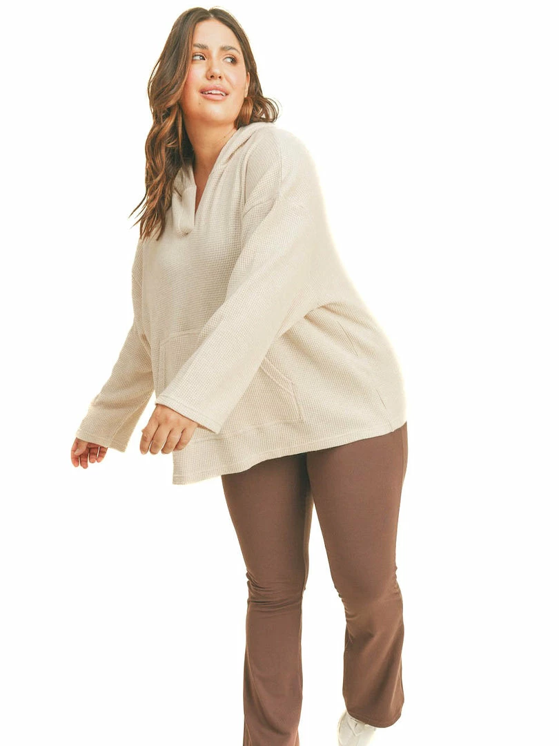 Best Sale 💯 Kimberly Curvy Comfort Is Key Waffle Pullover 🤩 4 Kimberly Curvy Comfort Is Key Waffle Pullover