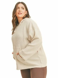 Best Sale 💯 Kimberly Curvy Comfort Is Key Waffle Pullover 🤩 12 Kimberly Curvy Comfort Is Key Waffle Pullover