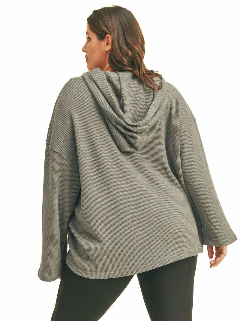 Best Sale 💯 Kimberly Curvy Comfort Is Key Waffle Pullover 🤩 10 Kimberly Curvy Comfort Is Key Waffle Pullover