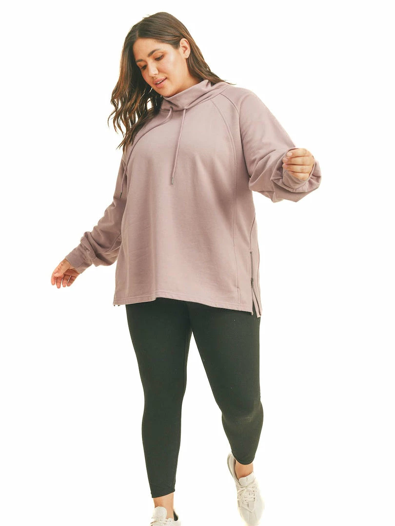 Top 10 🔥 Kimberly JB Fit Curvy Mic Drop Mock Neck Sweatshirt 🔥 2 Kimberly JB Fit Curvy Mic Drop Mock Neck Sweatshirt