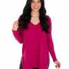 Zenana Breaking Free V-Neck Sweater