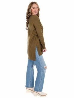 Zenana Breaking Free V-Neck Sweater