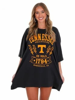 Pressbox Oversized Tee Collection Tennessee Black Citrus Park Oversized Tee