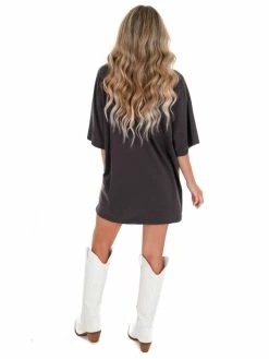 Pressbox Oversized Tee Collection Tennessee Black Winnie Oversized Tee