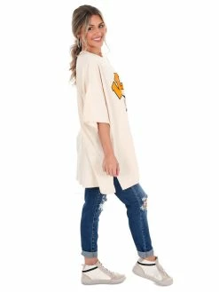 Pressbox Oversized Tee Collection Tennessee Ivory Winnie Oversized Tee