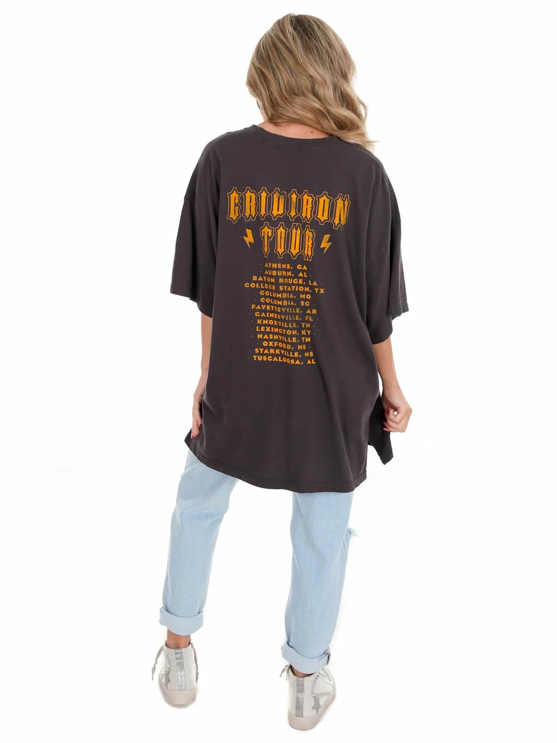 Promo ⭐ Pressbox Oversized Tee Collection Tennessee Black Gridiron Oversized Tee 🛒 8 Pressbox Oversized Tee Collection Tennessee Black Gridiron Oversized Tee