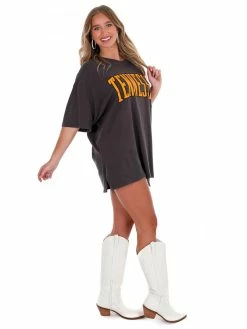 Pressbox Tennessee Black Southlawn Rock Oversized Tee Oversized Tee Collection