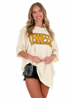 Best Pirce ๐ Pressbox Tennessee Ivory Southlawn Rock Oversized Tee โญ 10 Pressbox Tennessee Ivory Southlawn Rock Oversized Tee