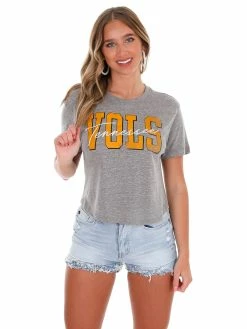 Pressbox Tennessee Everest Crop Top