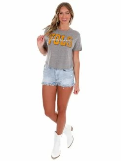 Pressbox Tennessee Everest Crop Top