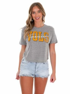 Pressbox Tennessee Everest Crop Top
