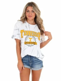 Pressbox Graphic Tees Tennessee Gibraltar Tie Dye Tee
