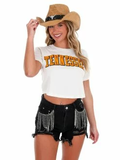 Pressbox Tennessee Michelin Crop Top