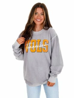 Pressbox Graphic Tees Tennessee Everest Corded Sweatshirt