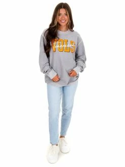 Pressbox Graphic Tees Tennessee Everest Corded Sweatshirt