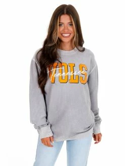 Pressbox Graphic Tees Tennessee Everest Corded Sweatshirt