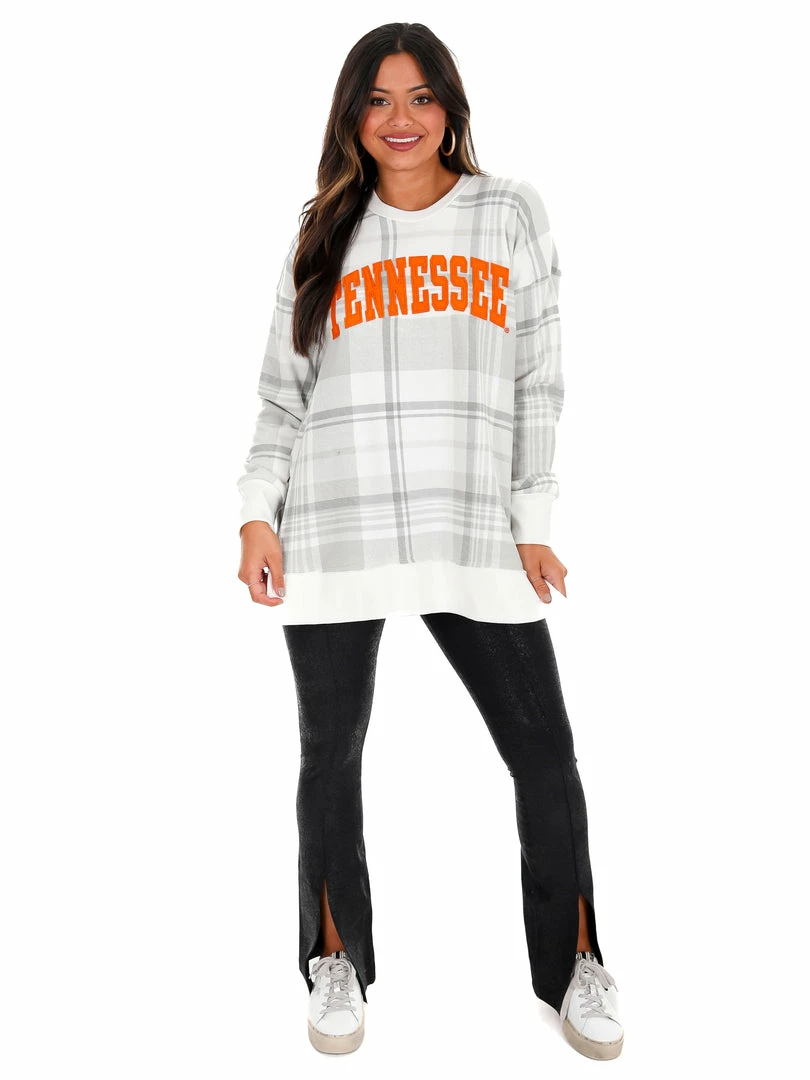 Best Sale 🌟 Pressbox University Of Tennessee Canyon La Jolla Plaid Pullover Apparel 🥰 2 Pressbox University Of Tennessee Canyon La Jolla Plaid Pullover Apparel