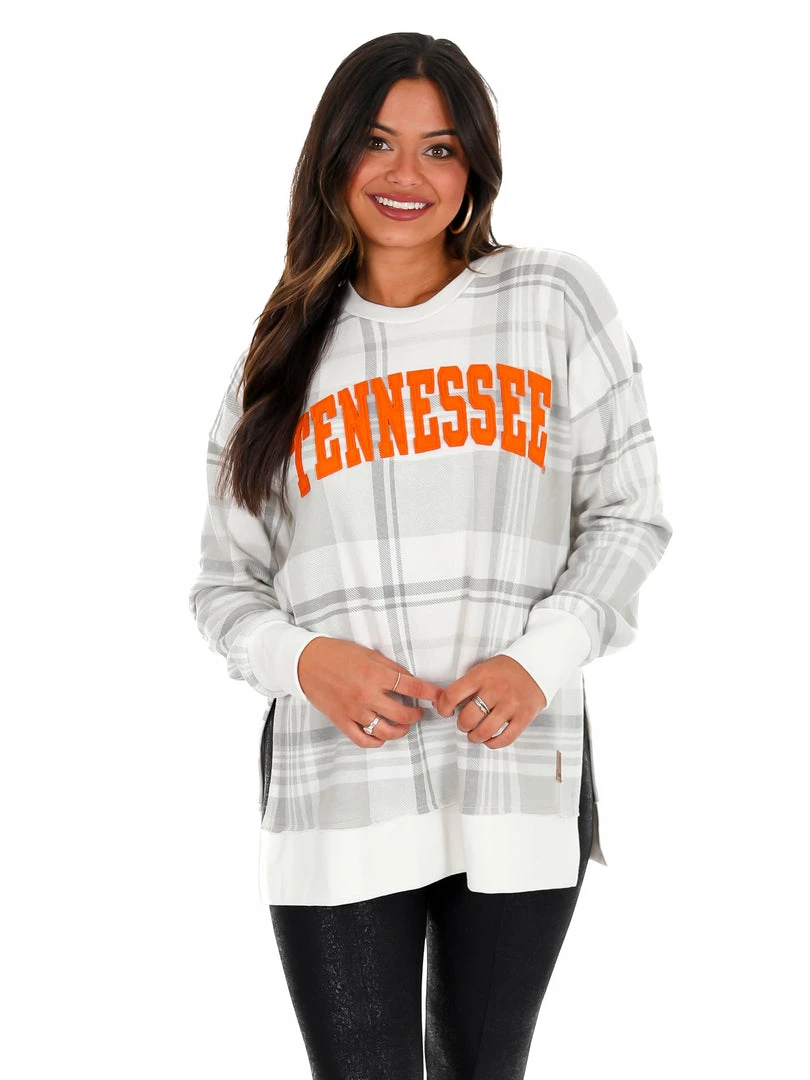 Best Sale 🌟 Pressbox University Of Tennessee Canyon La Jolla Plaid Pullover Apparel 🥰 5 Pressbox University Of Tennessee Canyon La Jolla Plaid Pullover Apparel