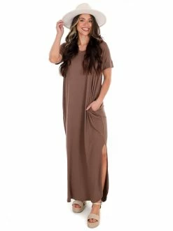 Apparel-Curvy Girl Curvy Wherever You Are V-Neck Maxi Dress