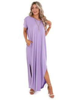 Apparel-Curvy Girl Curvy Wherever You Are V-Neck Maxi Dress