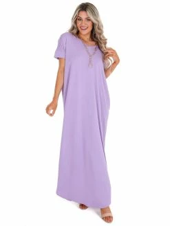 Apparel-Curvy Girl Curvy Wherever You Are V-Neck Maxi Dress