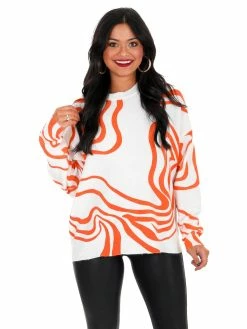 The Vintage Shop All Game Swirl Sweater Apparel