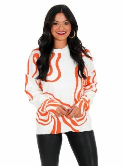 The Vintage Shop All Game Swirl Sweater Apparel