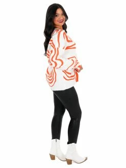 The Vintage Shop All Game Swirl Sweater Apparel