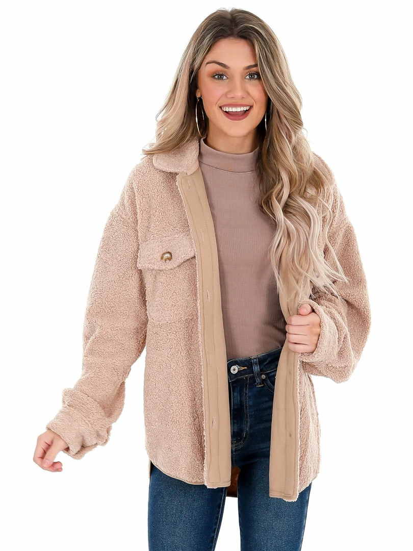 Deals ๐ Wishlist Only Choice Teddy Bear Shacket Tops โญ 9 Wishlist Only Choice Teddy Bear Shacket Tops