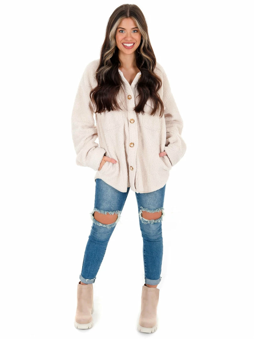 Deals ๐ Wishlist Only Choice Teddy Bear Shacket Tops โญ 18 Wishlist Only Choice Teddy Bear Shacket Tops