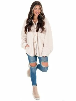 Deals ๐ Wishlist Only Choice Teddy Bear Shacket Tops โญ 53 Wishlist Only Choice Teddy Bear Shacket Tops