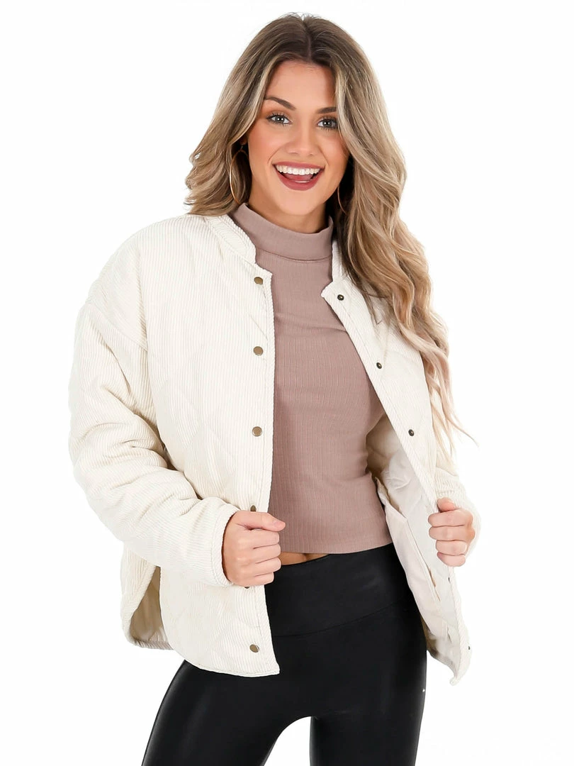 Brand new ๐งจ Wishlist See You Soon Corduroy Quilted Jacket Sale ๐ 1 Wishlist See You Soon Corduroy Quilted Jacket Sale