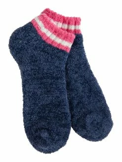 Accessories Holiday Cozy Chenille Rugby Low Socks