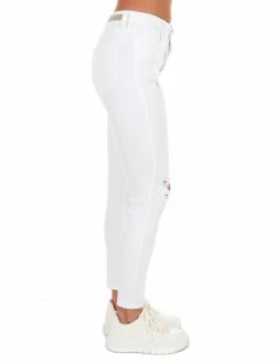 Cello Do Your Thing White High Rise Skinny Jeans