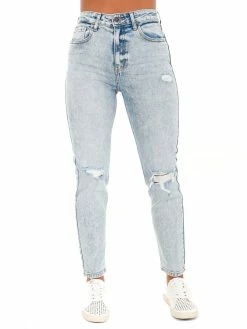 Cello Bottoms Late At Night High Rise Straight Jeans