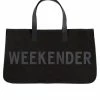 Accessories Weekender Black Canvas Tote Bags
