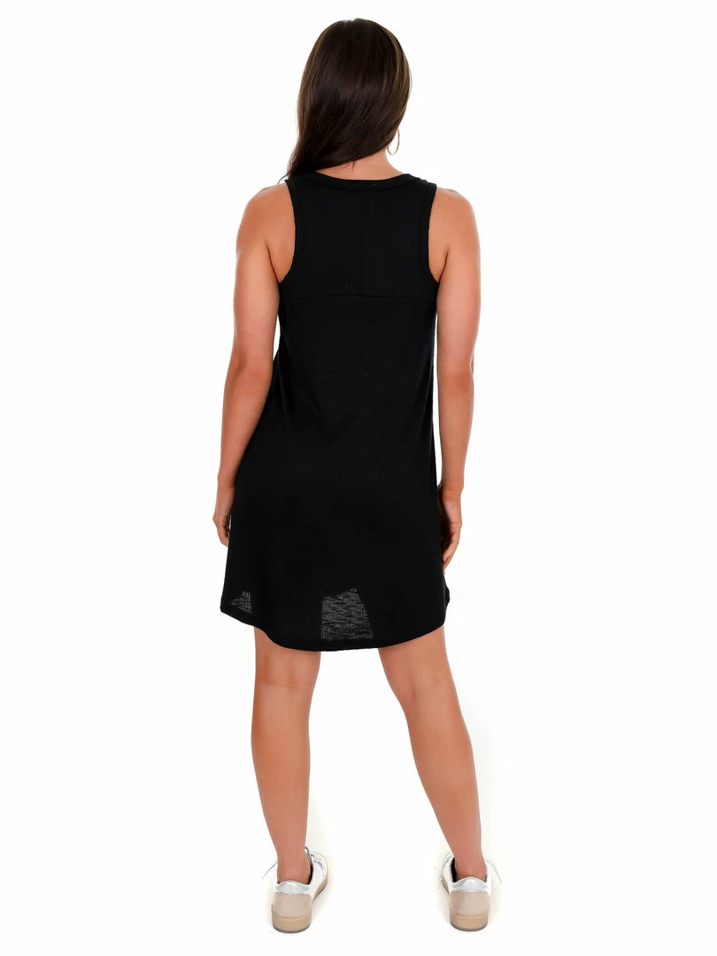 Hot Sale π₯ Z Supply The Black Rib Hacci Vagabond π Dress π 8 Z Supply The Black Rib Hacci Vagabond Dress