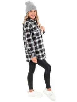 Z Supply White Flannel Tucker Jacket