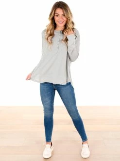 Hot Sale ✨ Z Supply Sage Mist Rebel Slub Henley 💯 10 Z Supply Sage Mist Rebel Slub Henley