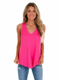 Z Supply The Party Pink Rib Hacci Vagabond