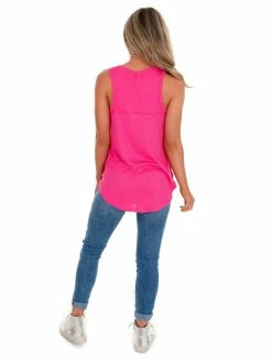 Z Supply The Party Pink Rib Hacci Vagabond