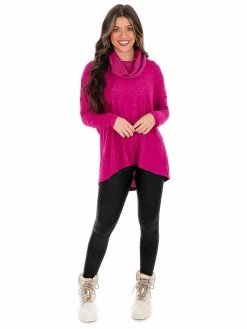 Best Sale โ๏ธ Sale Z Supply Jewel Pink Marled Cowl Neck Top ๐ 12 Sale Z Supply Jewel Pink Marled Cowl Neck Top