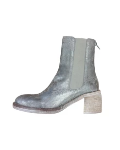 Free People Gunmetal Essential Chelsea Metallic Bootie